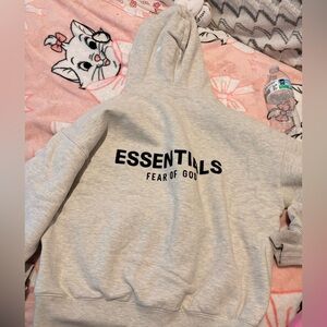 Essentials Light Gray Hoodie